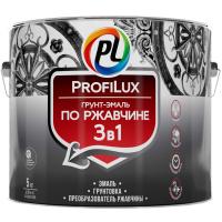 Грунт-эмаль PROFILUX 3 в 1 по ржавчине Серая 5 кг