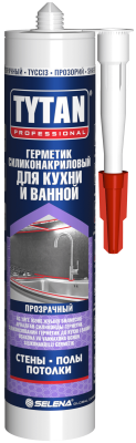 Герметик TYTAN для кухни и ванной б/цв 280 мл