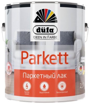Лак DUFA Retail Parkett паркетный полуматовый 750 мл
