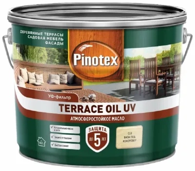Атмосферостойкое масло Pinotex Terrace Oil UV