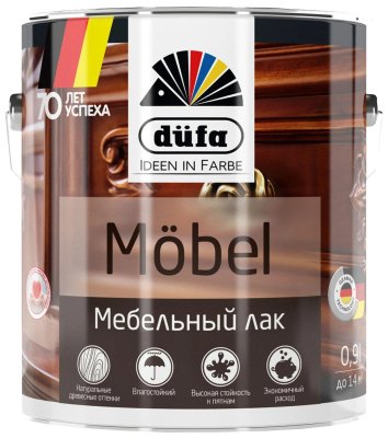 Лак DUFA MOBEL мебельный венге 0,9 л