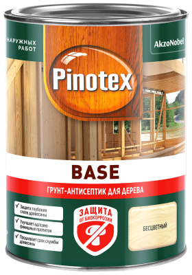 Грунтовка Pinotex Base деревозащитная