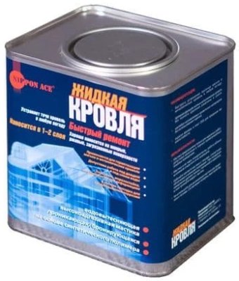 Мастика NIPPON ACE Жидкая Кровля водовытесняющая 2,4 л