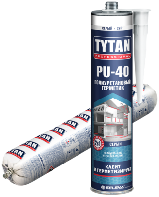 Полиуретановый герметик Tytan Professional PU 40 серый 310 мл