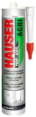 Герметик HAUSER акриловый белый 260мл