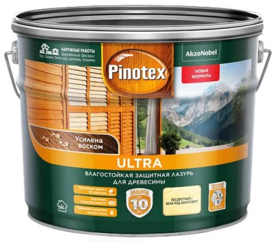 РАСПРОДАЖА Лазурь Pinotex Ultra влагостойкая защитная для древесины