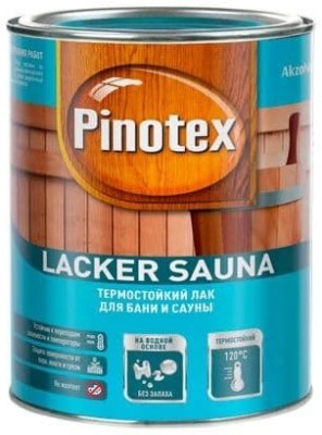 Лак Pinotex Lacker Sauna для бани и сауны термостойкий