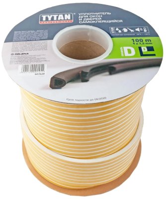 Уплотнитель TYTAN Professional профиль D