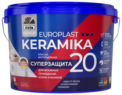 Краска DUFA Premium EuroPlast KERAMIKA 20 база 1 9 л