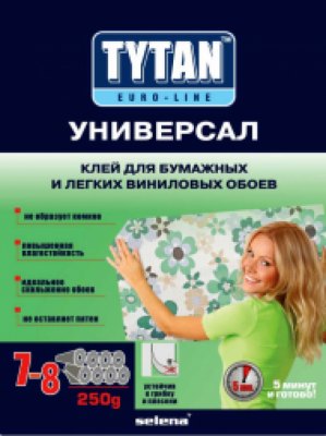 Универсал клей Tytan Euro-line для бумажных и легких виниловых обоев