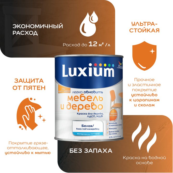 Luxium «Легко обновить» Мебель и дерево