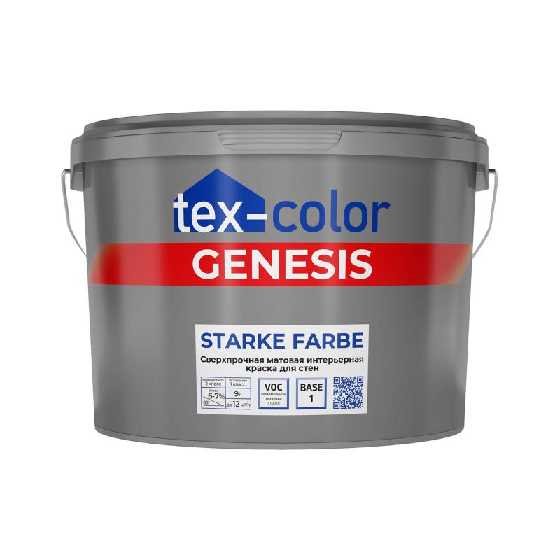 GENESIS STARKE FARBE: Универсальная прочная краска для сложных помещений