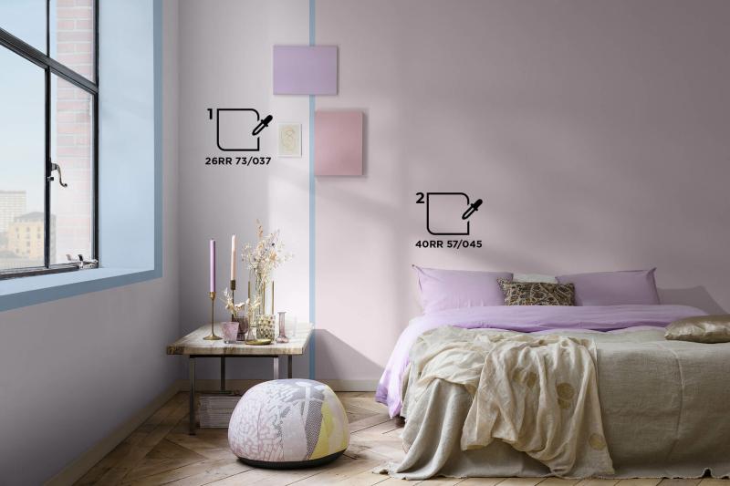 Цветовая палитра DULUX для спальни
