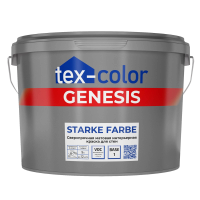 Краска в/д TEX-СOLOR GENESIS STARKE FARBE матовая база1 2,5л