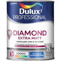 Краска DULUX  PROFESSIONAL DIAMOND EXTRA MATT BC глубокоматовая 0,9 л (NEW)