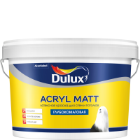 Краска Dulux Acryl Matt глубокоматовая BW 2,25 л