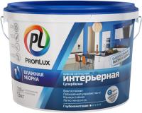 Краска Profilux  PL- 10L латекс. интерьерная влагостойкая супербелая (голуб. эт.) 3кг