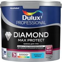 Краска DULUX  Professional DIAMOND MAX PROTECT мат. BC 2,25 л