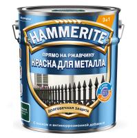 Краска для металла HAMMERITE RU глад.глянц. RAL6005 Зеленый мох 5л