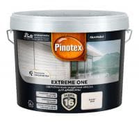 Краска PINOTEX Extreme One сверхпрочная защитная для древесины BW 9 л