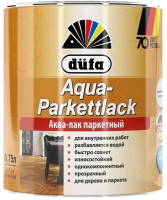 Лак DUFA Aqua-Parkettlack паркетный шелковисто-матовый  750мл