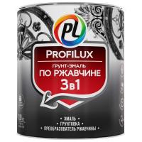 Грунт-эмаль PROFILUX 3 в 1 по ржавчине Черная 0,9 кг