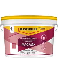 Краска MASTERLINE ФАСАД + фасадная BC г/мат. 2,5 л