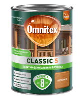 Пропитка декоративная OMNITEX (PINOTEX) CLASSIC S для защиты древесины