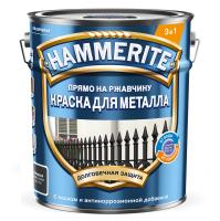 Краска для металла HAMMERITE RU глад.глянц. RAL7016 Темно-серая 5л