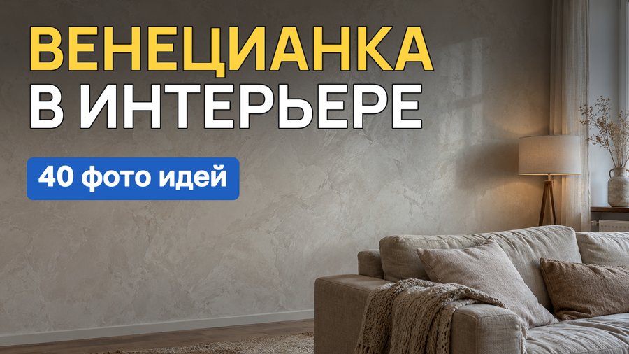 Венецианская штукатурка в интерьере: 40 фото идей