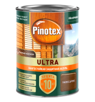 Влагостойкая защитная лазурь для древесины PINOTEX ULTRA RU