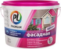 краска в/д Profilux PL-112А фасад. влагостойкая белая (розовая эт.) 3кг