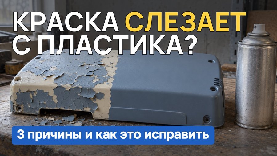 Чем покрасить пластик в домашних условиях, чтобы краска не отлетала