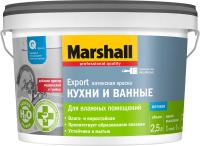 Краска MARSHALL  для кухни и ванной BC матовая 2,5 л (нов)