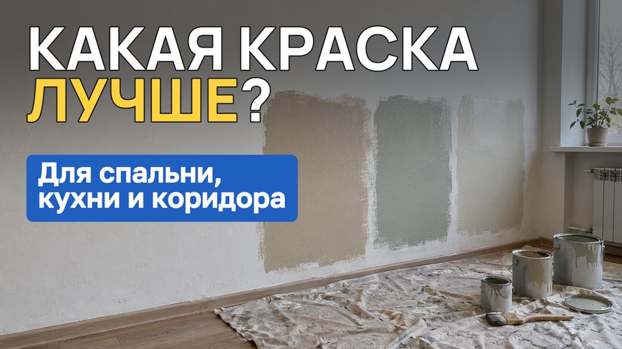 Какая краска лучше для стен и потолка: разбор по типу, блеску и помещению