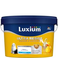 Краска Luxium ULTRA RESIST кухня и ванная полуматовая BW 2,5 л