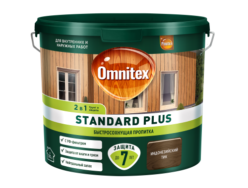 Пропитка Pinotex Standard декоративная универсальная для древесины