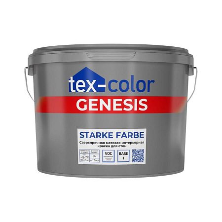 GENESIS STARKE FARBE: Универсальная прочная краска для сложных помещений