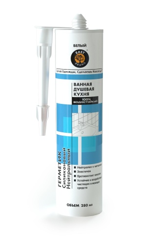 Герметик EASTBRAND Силиконовый Сантехнический Нейтральный