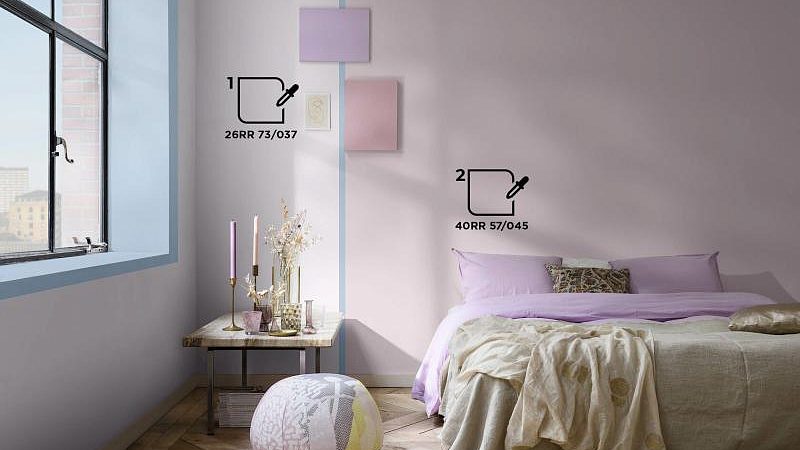 Цветовая палитра DULUX для спальни