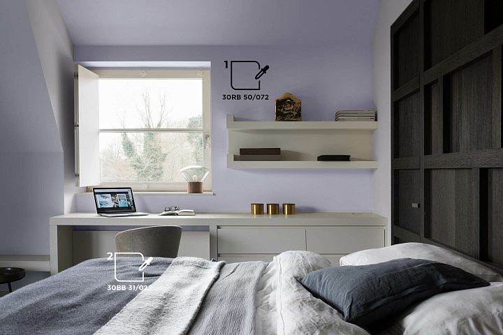 Цветовая палитра DULUX для спальни — фото 26