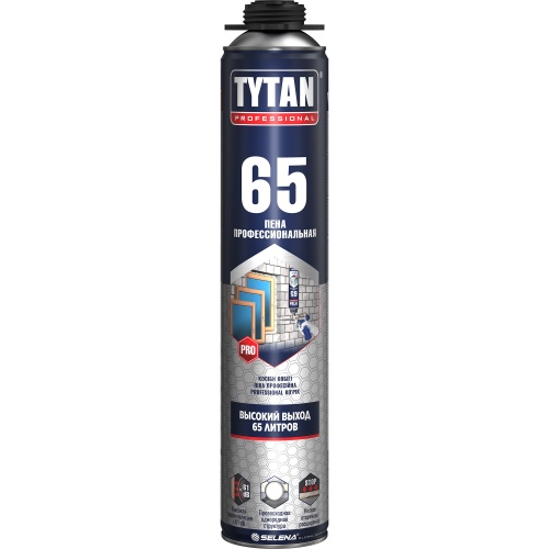 Пена монтажная TYTAN Professional 65 профессиональная 750 мл Пена монтажная TYTAN Professional 65 профессиональная 750 мл