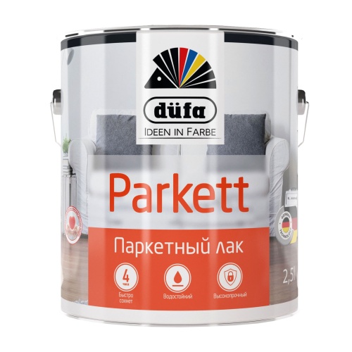 Лак DUFA Retail Parkett паркетный полуматовый 750 мл