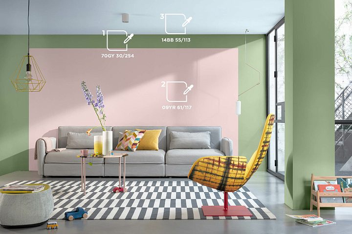 Цветовая палитра DULUX для гостинной — фото 17