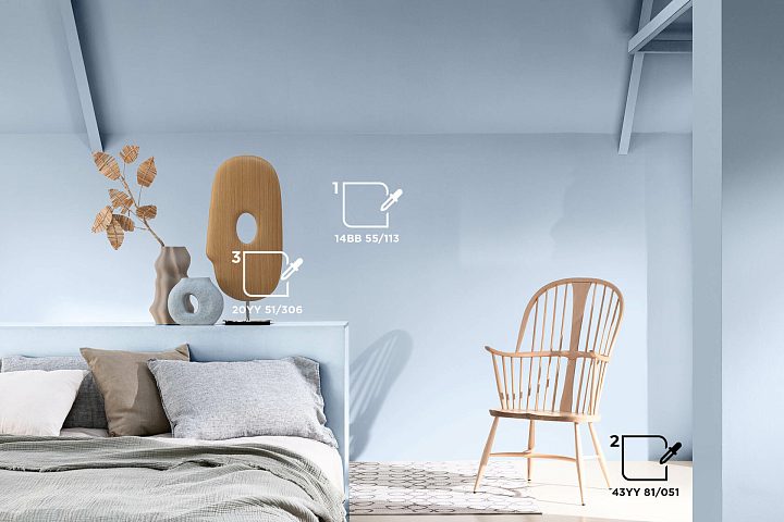 Цветовая палитра DULUX для спальни — фото 19