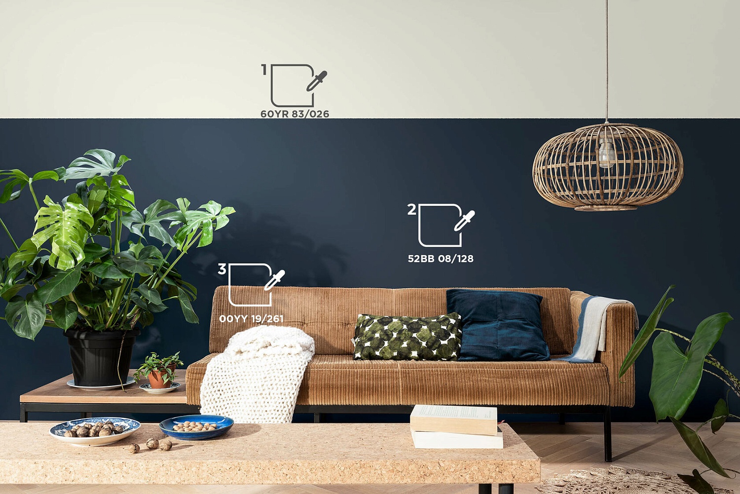 Цветовая палитра DULUX для гостинной