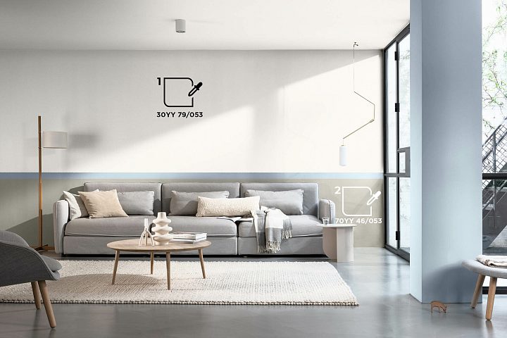 Цветовая палитра DULUX для гостинной — фото 13