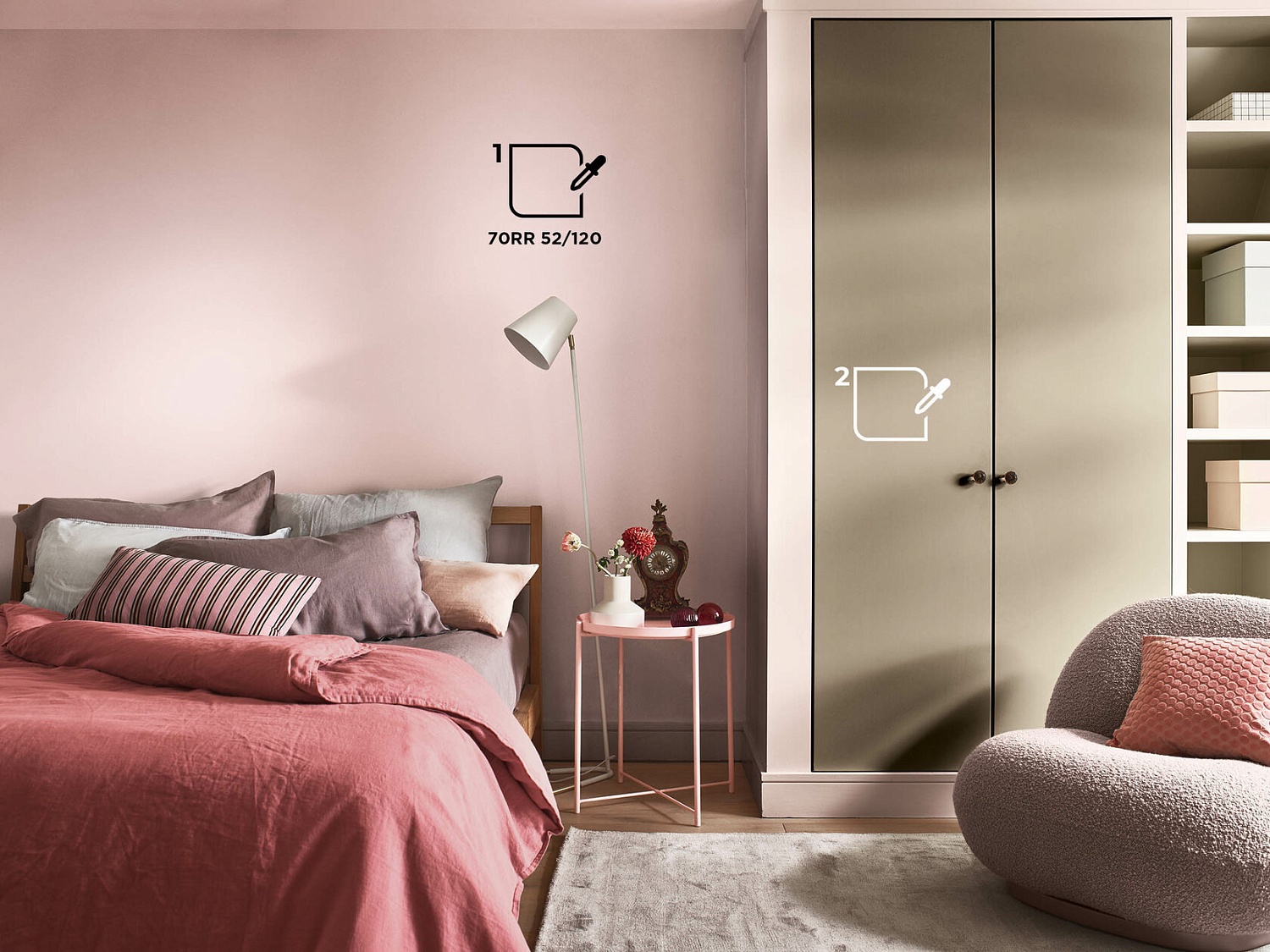 Цветовая палитра DULUX (красный)