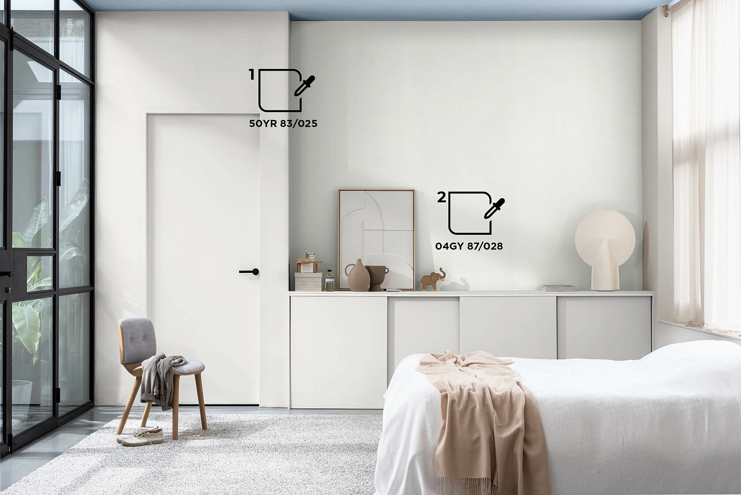 Цветовая палитра DULUX для спальни