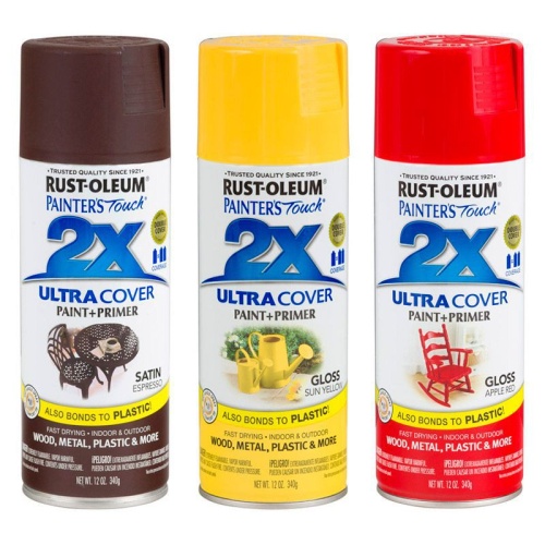 Краска RUST-OLEUM Painter's Touch 2X Ultra Cover универсальная полуматовая